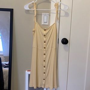 yellow top shop dress